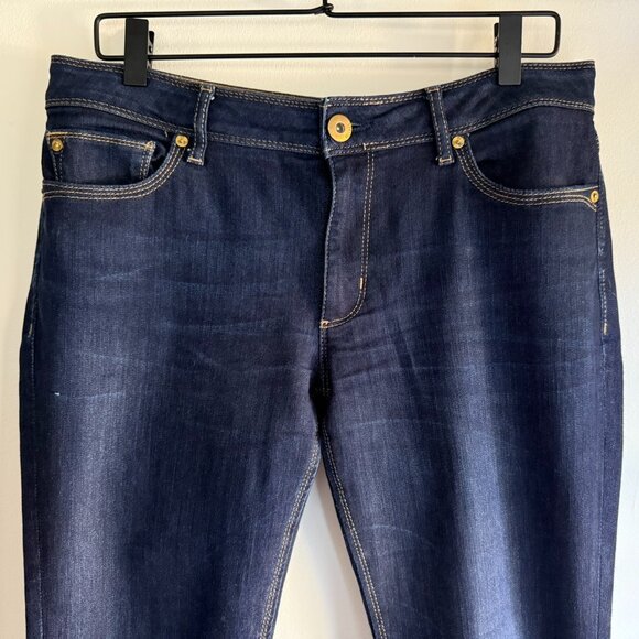 DL1961 – Angel Mid-Rise Skinny Ankle Jeans – Dark Wash – Size 32 - Picture 3 of 16